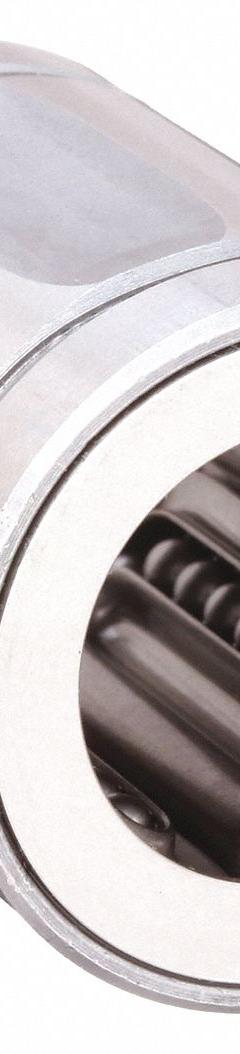 THOMSON Linear Ball Bearing: 5/8 in Inside Dia, 105 lbf Dynamic Load Capacity, No Wipers (MPN A101824SS). Key specifications — Material: Stainless Steel; Included Wiper Seals: No Wipers.