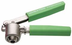 Decapper: 11 mm For Vial Size, Manual, Aluminum Seals, Steel, For Crimp-Top Vials Vial Type (MPN W225351). Key specifications — Power Source: Manual; Product Type: Decapper; For Seal Material: Aluminum Seals; For Vial Type: Crimp-Top Vials; Material: Steel; Brand: WHEATON.
