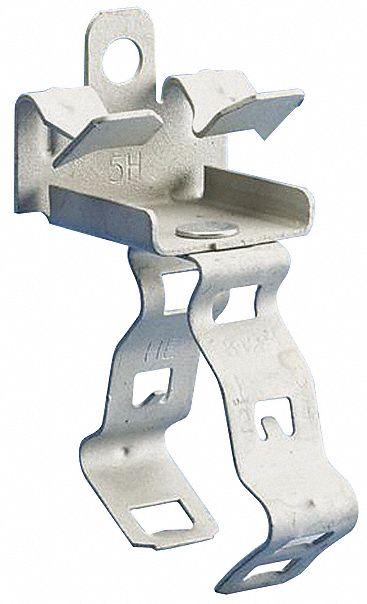 NVENT CADDY Beam Clip with Conduit & Pipe Hanger, Hammer-On: 1 in Trade Size, 75 lb Load Capacity - Beam Mounts for Conduit, Pipe & Cable