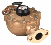 BADGER Mechanical Flowmeter: Mechanical Flowmeter, Water, Bronze, 2 in Flange, 2 in Connection Size (MPN 103-3725). Key specifications — Display Type: Mechanical; Brand: BADGER; O-Ring Material: Ethylene Propylene; Accuracy: +/-1.5%; Seal Material: EPDM; Unit Of Measure: Gallons.