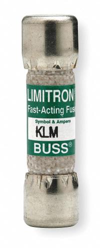 BUSSMANN Fuse: KLM Series, Midget, Fast-Acting, 30 A, 600 V AC, 600 V DC, 13/32 in x 1 1/2 in (MPN KLM-30). Key specifications — attr1287209: KLM; attr211192: BUSSMANN.