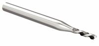 WIDIA HANITA Corner Radius End Mill: Carbide, 2 Flute, 2 mm Mill Dia, 8 mm LOC, 0.2 mm Rad (MPN 2A09M02000RAT UNCOATED)