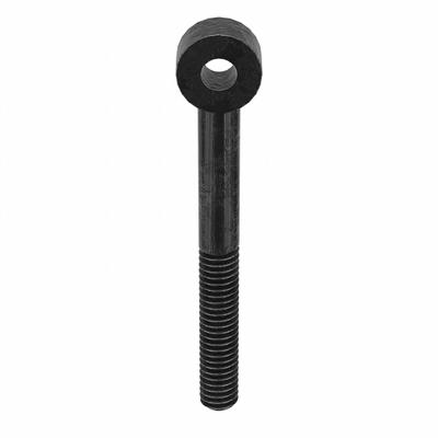 TE-CO Fixed Rod End: Steel, Black Oxide, Right Hand, 5/16"-18 Thread Size - Steel Male Threaded Fixed Rod Ends