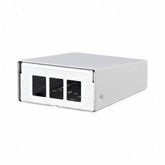 METZ CONNECT RJ45 Housing: Surface, Steel, RJ45, 3 Ports, Unequipped (MPN 130861-0302KE). Key specifications — Housing Material: Steel; Includes Connector: Unequipped; Mounting Type: Surface; Product Type: Module Housing; Connector Color: White; Connection Type: RJ45.