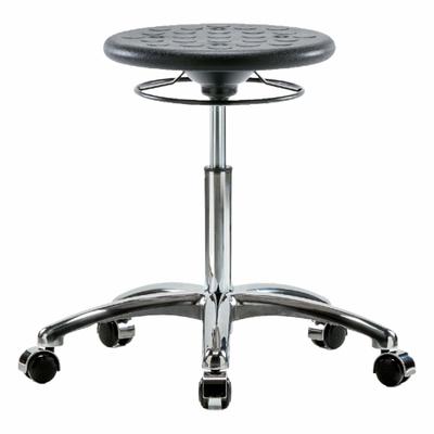 APPROVED VENDOR Stool: Polyurethane, Ht Range 19 1/4 in to 27 in, 13 in Seat Wd, 13 in Seat Dp - Polyurethane Lab Stools