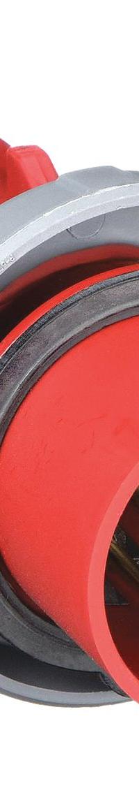 HUBBELL Pin and Sleeve Plug: Red, 277/480V AC, Three Phase, 30 A, 4 Pole, 5 Wire, IEC Grounding (MPN HBL530P7W). Key specifications — Brand: HUBBELL.
