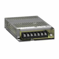 SCHNEIDER DC Power Supply: DIN Rail, 150 W Output Power - Rated, 6.25 A Current - Output, Aluminum (MPN ABLP1A24062). Key specifications — attr1044898: Single; attr1044874: Aluminum; attr1044879: 200 to 240V AC; attr211400: SCHNEIDER.