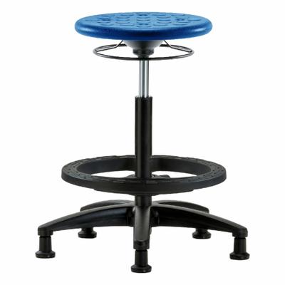 APPROVED VENDOR Stool: Polyurethane, Ht Range 22 in to 32 in, 13 in Seat Wd, 13 in Seat Dp - Polyurethane Lab Stools