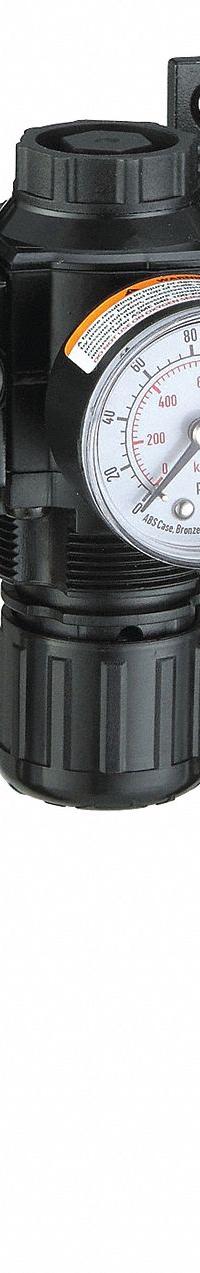 SPEEDAIRE Filter/Regulator/Lubricator: 3/8 in NPT, 51 cfm, 150 psi Max Op Pressure, 5 micron, Mist (MPN 7D697). Key specifications — attr109524: SPEEDAIRE.