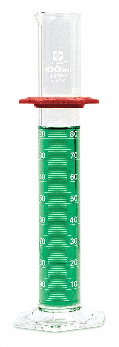 SIBATA Graduated Cylinder: 2 L, B, To Contain (TC), 20 mL Graduation Increments - mL - Class B Glass Graduated Cylinders