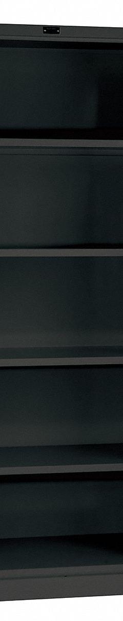 HALLOWELL Storage Cabinet: 36 in x 21 in x 78 in, Swing Handle & Padlock Hasp, 16 ga Panel Thick (MPN HW6SC6178-4CL). Key specifications — attr62698: Dark Gray; attr62736: Welded; attr87895: Frame; attr62693: Assembled; attr62737: Stationary; attr62694: Adjustable; attr62695: Powder Coated; attr62696: Steel.