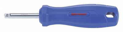 WESTWARD Socket Driver: 1/4 in Drive Size, 6 3/4 in Overall Lg, Cushion Grip, Alloy Steel - Socket Drivers