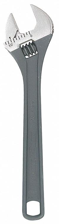 CHANNELLOCK Adjustable Wrench: Alloy Steel, Black Phosphate, 4 in Overall Lg, 1/2 in Jaw Capacity (MPN 804N). Key specifications — attr309359: Black Phosphate; attr324924: CHANNELLOCK; attr309358: Alloy Steel.