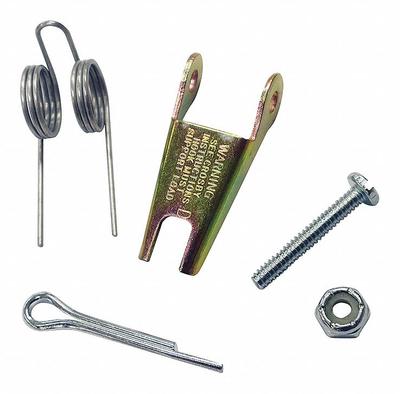 CROSBY Spring Latch: Spring, 5 1/8 in Latch Lg, Pin, 3/8 in Latch Eye Dia, Steel - Latches for Hooks