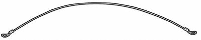 ITW BEE LEITZKE Tool Lanyard: Steel, 18 in Overall Lg, 3/64 in Loop 1 Size, #10 Loop 2 Size - Lanyards