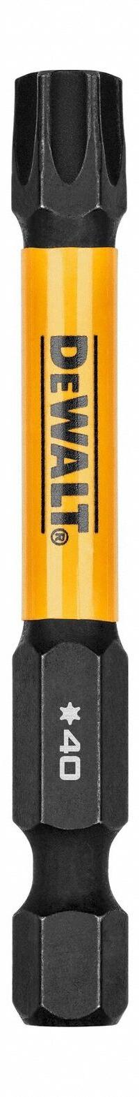 DEWALT Power Bit: Power Bit, T40 Bit Size, Torx® Head, T40 Bit Industry Size, Std, Hex, Impact, 3 PK (MPN DWAF2TX40IR3). Key specifications — attr1119738: Hex; attr1119740: Standard; attr1119734: S2 Steel; attr1119737: Power Bit; attr1119741: DEWALT.