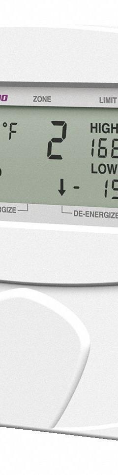 WINLAND ELECTRONICS Temperature Alarm: -58°F to 299°F, Plug-In, Std 2-Gang Box (MPN EA400-12). Key specifications — Mounting Type: Standard 2-Gang Box; Contact Rating: 1 A @ 30V DC (Configurable); Brand: WINLAND ELECTRONICS.