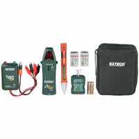 EXTECH Voltage and Continuity Tester: 100 V to 600 V, Audible/Light, No Display (MPN CB10-KIT). Key specifications — Brand: EXTECH; Built-In Flashlight: Yes.