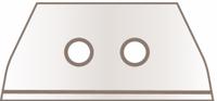 MARTOR Replacement Blade: 1 9/16 in Blade Lg, 3/4 in Blade Wd, 0.025 in Blade Thick, Steel, 100 PK (MPN 60095.7). Key specifications — attr307708: 820DF5; attr307711: Steel; attr307707: Yes; attr324888: MARTOR.