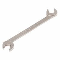 TEKTON Open End Wrench: Chromium Molybdenum Steel, Satin, 5/16 in Head Size, 4 7/64 in Overall Lg (MPN WAE83208). Key specifications — attr309776: No; attr309781: Satin; attr309780: Chromium Molybdenum Steel; attr324939: TEKTON.
