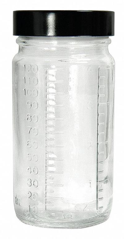 APPROVED VENDOR Mixing/Storage/Sampling Bottle: 60 mL, 38-400, Colorless, 48 Bottles - Clear Wide Mouth Round Glass Lab Bottles