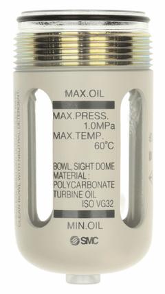 SMC FRL Replacement Bowl: Polycarbonate, C2, C2SL-C-D. Key specifications — attr111689: C2SL-C-D; attr111695: C2; attr158712: Polycarbonate; attr111692: SMC.