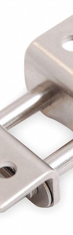 TSUBAKI Attachment Link: For Stainless Steel Roller Chains, K-2, 40, Single Strand, Plain, 5 PK (MPN 40ASK2CL). Key specifications — attr305132: Attachment; attr305112: TSUBAKI.