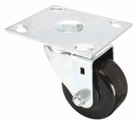 APPROVED VENDOR Plate Caster: Swivel, No Brake, Phenolic, 3 in Wheel Dia, 1 1/2 in Wheel Wd, Roller (MPN 02TM03101S002). Key specifications — Wheel Bearing Type: Roller; Wheel/Tread Color: Black; Brand: APPROVED VENDOR; Caster Type: Swivel.