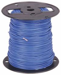 SOUTHWIRE Hookup Wire: 14 AWG Conductor Size, Blue, 500 ft Overall Lg, 600 V Volt (MPN 411030506). Key specifications — Brand: SOUTHWIRE; Product Type: Machine Tool Wire; Standards: UL 1020; Manufacturer Part Number: 411030506.