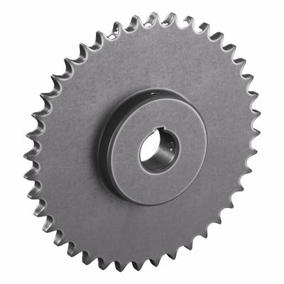 TRITAN Roller Chain Sprocket: 60, For 3/4 in Chain Pitch, 1 1/2 in Bore Dia, 40 Teeth - Size 60 Fixed-Bore Roller Chain Sprockets
