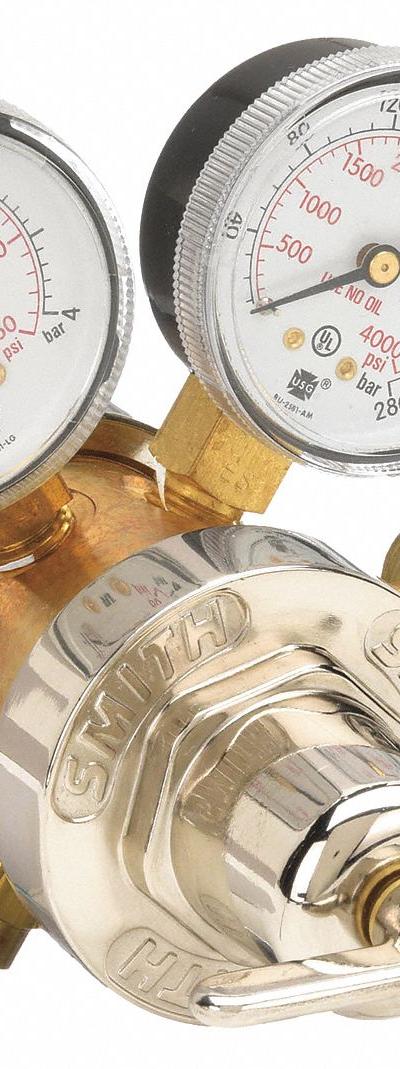 SMITH EQUIPMENT Gas Regulator: Two Stage - Air & Inert Gas Regulators