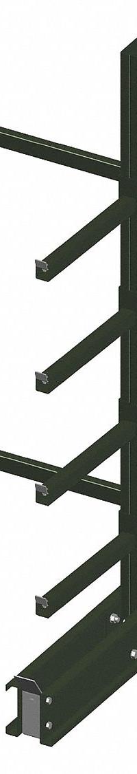 JARKE Cantilever Rack: Add-On, Medium-Duty, 75 in x 45 in x 84 in, Inclined Arm, 2 Usable Sides (MPN CR-3A). Key specifications — Arm Style: Inclined; Brand: JARKE.