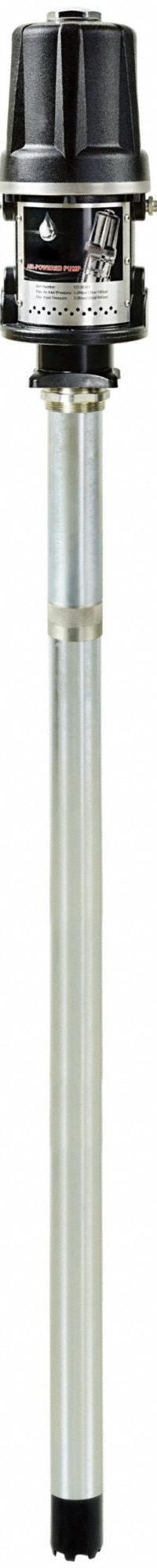 WESTWARD Air Drum Pump: Pump Only, 5:1, 10.6 gpm Max. Flow Rate, 176°F Max. Fluid Temp., Steel (MPN 5TCU5). Key specifications — Brand: WESTWARD; Suction Tube Material: Steel.