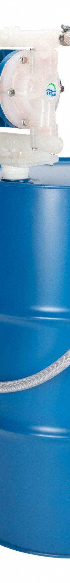 FINISH THOMPSON Air Drum Pump: 1:1, 19 gpm Max. Flow Rate, 5,000 cps Max. Viscosity, PP (MPN FT05P-PP-2TPC-N4-K1 KIT). Key specifications — Brand: FINISH THOMPSON; Suction Tube Material: PP.