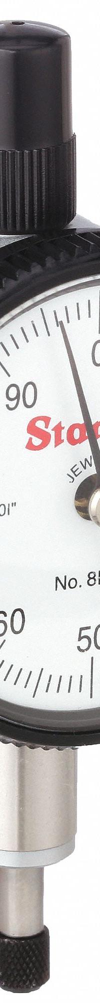 STARRETT Dial Indicator - Lug Back: 0 in to 0.25 in, Inch, Plunger, 0.001 in Accuracy (MPN 81-241J). Key specifications — attr1184168: 81-241J; attr1184178: 0-100; attr1184223: STARRETT; attr1200883: Dial Indicator - Lug Back; attr1184173: AGD 1; attr1184177: 0.001 in; attr1184208: Not Included.