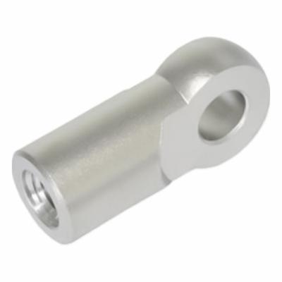JW WINCO Rod Ends: Stainless Steel, 22 mm Hole Center-to-End Lg, Right Hand - Stainless Steel Female Threaded Fixed Rod Ends