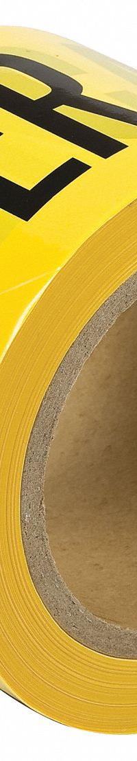 APPROVED VENDOR Barricade Tape: 200 ft Lg, 3 in Wd, Caution Do Not Enter Legend, Polyethylene (MPN 91224). Key specifications — Tape Message: Caution Do Not Enter; Message Color: Black; Brand: APPROVED VENDOR.