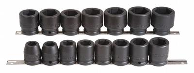 PROTO Impact Socket Set: 3/4 in Drive Size, Small Set (0-50 pieces) Set Size - SAE Impact Socket Sets