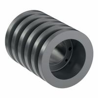 APPROVED VENDOR V-Belt Pulley: B36, 5 Groove, 3.95 in OD, Bushed Bore, SD, Quick Detachable, Plain (MPN 5B36SD). Key specifications — attr1318293: B36; attr1318301: 3.2 in (4L, A); attr1318291: 4L, A, or AX.