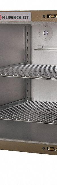 HUMBOLDT Laboratory Bench Oven: Forced Air, 7 cu ft Capacity, 232°C Max Temp, 2,110 W Watt, +/-2°C (MPN 5DNZ1). Key specifications — Voltage: 230V AC; Brand: HUMBOLDT; Temperature Accuracy Tolerance: +/-2°C; Temperature Uniformity: +/-2.5/2°C @ 100°C.