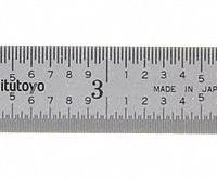 MITUTOYO Flexible Rule: 182-206, 6 in / 150 mm, 0.02 in Thick, 0.5 mm/1/100 in, Chrome, Black, Flex. Key specifications — attr939978: 0.5 mm; attr934745: MITUTOYO; attr944504: Inside Read; attr944509: Chrome; attr939993: Decimal; attr986193: Etched.