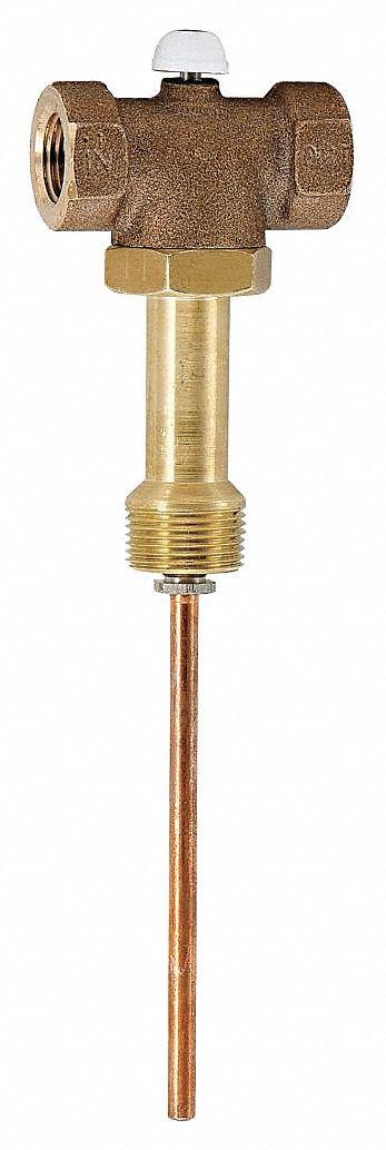 Watts Automatic Temperature Gas Shutoff Valve: FNPT x FNPT - Non-Code Temperature & Pressure Relief Valves