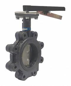 MILWAUKEE VALVE Butterfly Valve: 6 in Pipe Size, Concentric, 200 psi Max. Pressure (CWP), Lug, Lever (MPN ML232B). Key specifications — Brand: MILWAUKEE VALVE; Handle Type: Lever; Disc Material: Ductile Iron.