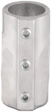 Structural Pipe Fitting: Cross-E, Cross, 1 1/4 in For Pipe Size, For 1 5/8 in Actual Pipe Outer Dia (MPN 7E-7). Key specifications — Manufacturer Part Number: 7E-7; Brand: HOLLAENDER; Finish: Mill; Material: Aluminum; Product Type: Cross-E.