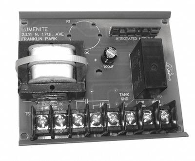 LUMENITE Liquid Level Controller: 220V AC, SPDT, Snap Track, Relay - Snap Track-Mounted Conductivity Level Controls