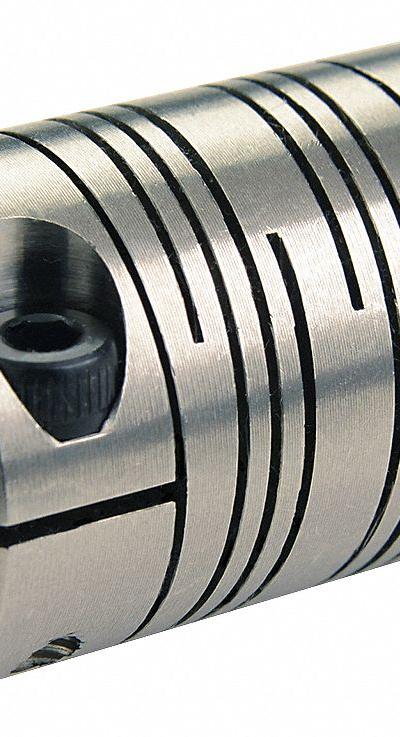 RULAND MANUFACTURING Motion Control Coupling: 3° Angular Misalignment - General Purpose Clamp-On Beam Shaft Couplings