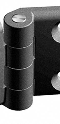 Hinge: 48 mm x 59 mm, 30 Series, For 8 mm Slot Wd, Black, Polyamide, 6.6 mm Mounting Hole, Butt (MPN 095K3030F00). Key specifications — Brand: FATH INC.; Product Type: Standard Hinge; Material: Polyamide; Hinge Type: Butt.