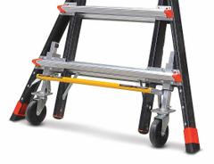 LITTLE GIANT Wheel Lift Assembly: For Combo Ladders, Swivel, 4 Casters, 4 in Wheel Dia, Casters (MPN 15073). Key specifications — Caster Type: Swivel; Includes: Hardware; Brand: LITTLE GIANT; Compatible Ladder Type: Combination Ladders; Compatible with Series: Compact Cage; Product Type: Wheel Lift Assembly.