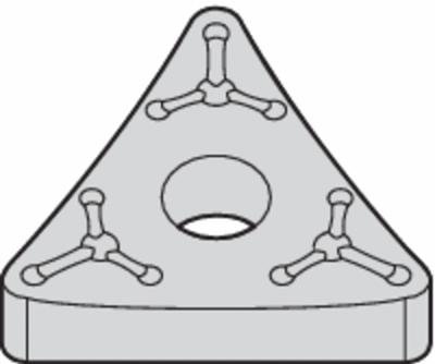 WIDIA Triangle Turning Insert: TNMM43265 - Triangle (T) Indexable Turning Inserts
