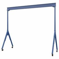 VESTIL Adjustable Gantry Crane: Fixed Span, Adj Ht, 4,000 lb Load Capacity, Steel (MPN AHS-4-20-16). Key specifications — Rotating Legs: No; Brand: VESTIL; Height Adjustability: Adjustable Height; Mobility Under Load: Stationary.